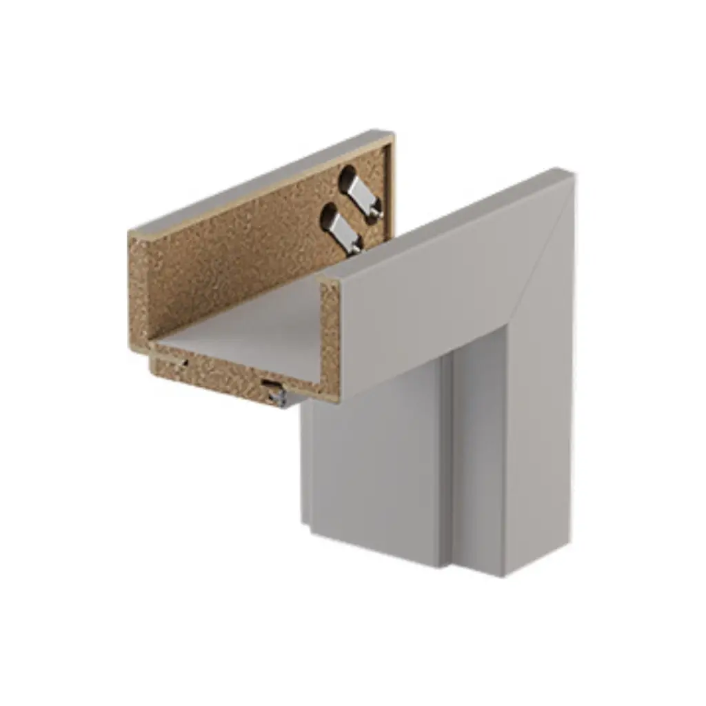 Ościeżnica regulowana SYSTEM ELEGANCE C 120-140 lewa 80 cm bezprzylgowa, OPAP6C0L08WCA0ANV80000