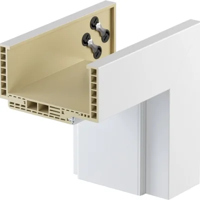 Ościeżnica Wodoodporna Hydro Protect regulowana A 80-120 z kątownikiem 60 mm 70 Lewa Przylgowa, OPWC6A0L07DBI0SZ36C000