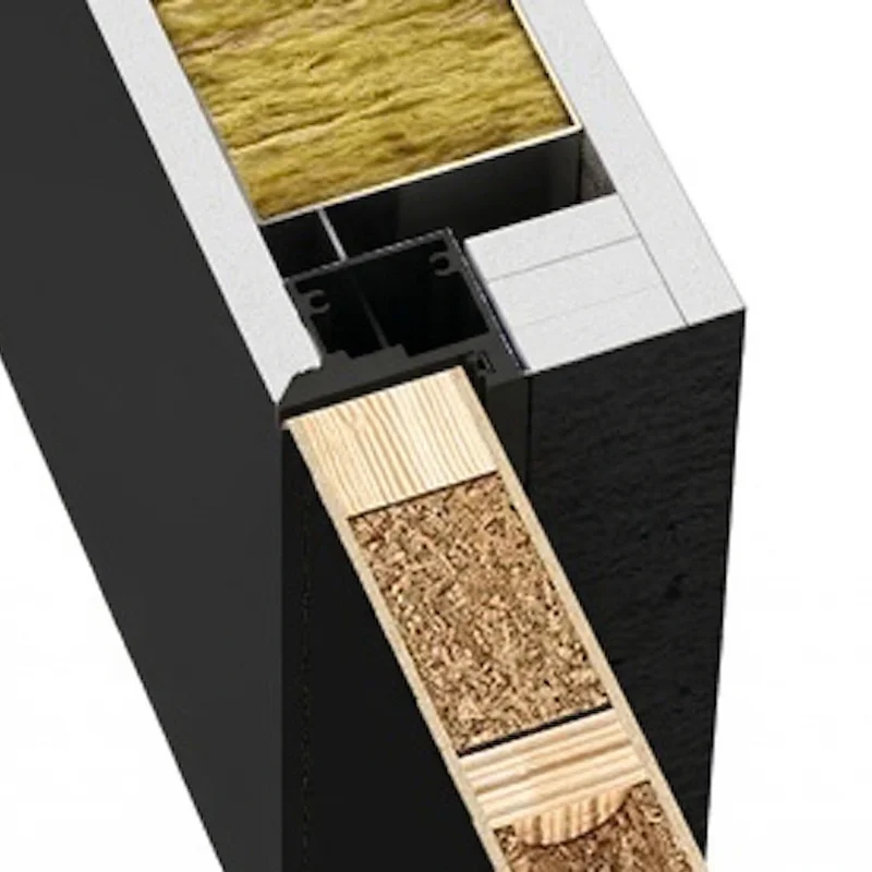 Ościeżnica Czarna do drzwi ukrytych Porta Hide Bezprzylgow