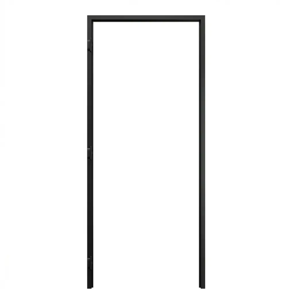 Ościeżnica Czarna do drzwi ukrytych Porta Hide Odwrotna Przylga (otwierane do wewnątrz) Prawa 80cm, OPP100LP08LCM0CN300000