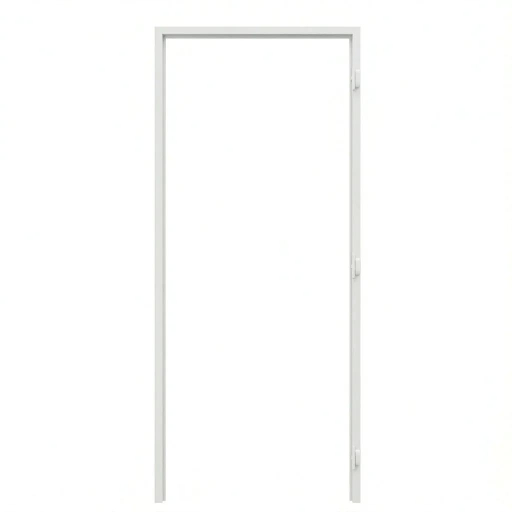 Ościeżnica Biała do drzwi ukrytych Porta Hide Odwrotna przylga (otwierane do wewnątrz) Prawa 80cm, OPP100LP08LBM0BN300000