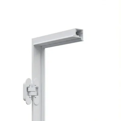 Ościeżnica Biała do drzwi ukrytych Porta Hide Bezprzylgowa (otwierane na zewnątrz) Lewa 80cm, OPA100LL08LBM0BN300000