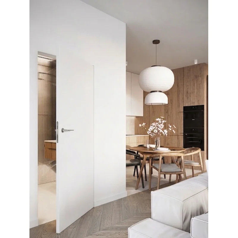 Ościeżnica Biała do drzwi ukrytych Porta Hide Bezprzylgow