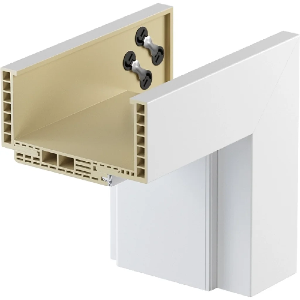 Zestaw Drzwi + Ościeżnica regulowana Hydro Protect B-C 95-135 Porta VERTE HOME G.2 lewe 80cm bezprzylgowe, SPAHG20L08DBIWBYUKA300, OPAC6B0L08DBI0BNU8C000